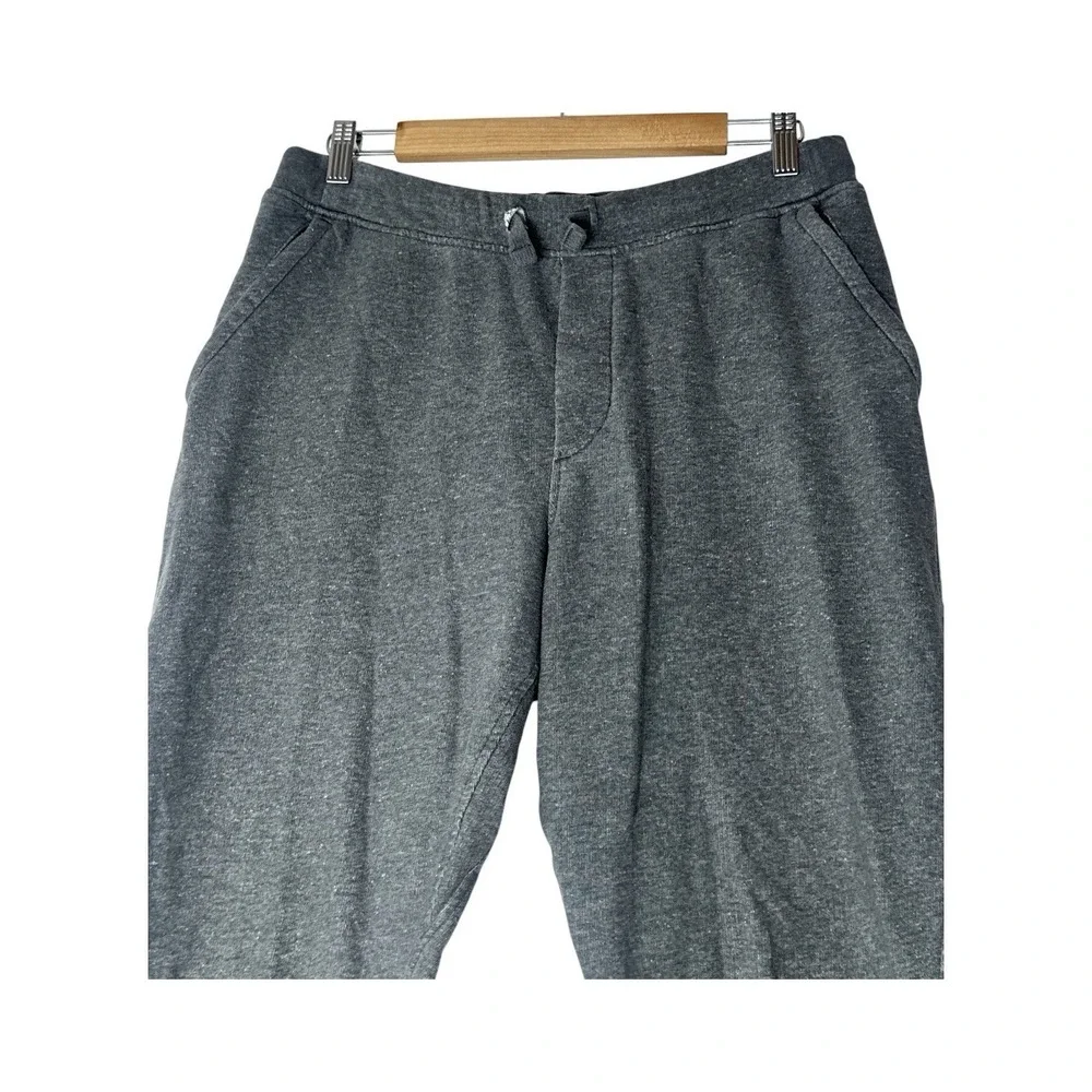 Patagonia Joggers Fleece Sweatpants Men's Medium Gray Pockets Outdoor Stretch